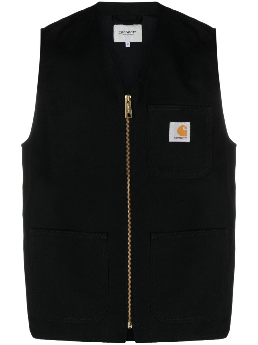 Carhartt WIP Arbor logo-patch gilet - Black von Carhartt WIP