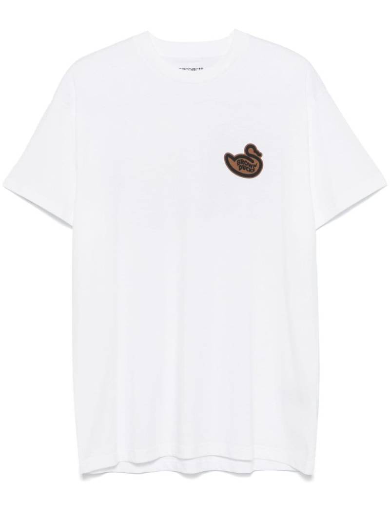 Carhartt WIP Brown Ducks T-shirt - White von Carhartt WIP