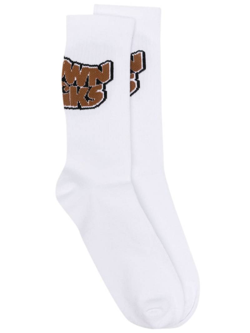 Carhartt WIP Brown Ducks socks - White von Carhartt WIP