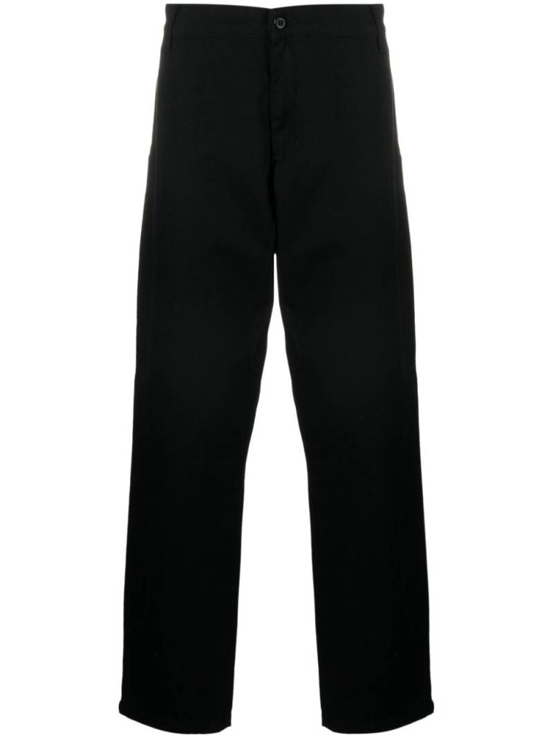 Carhartt WIP Calder mid-rise wide-leg twill trousers - Black von Carhartt WIP