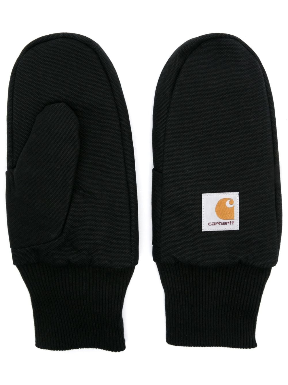 Carhartt WIP Cartson cotton canvas mittens - Black von Carhartt WIP