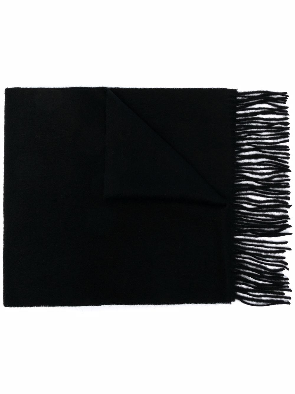 Carhartt WIP Clan fine-knit fringe scarf - Black von Carhartt WIP