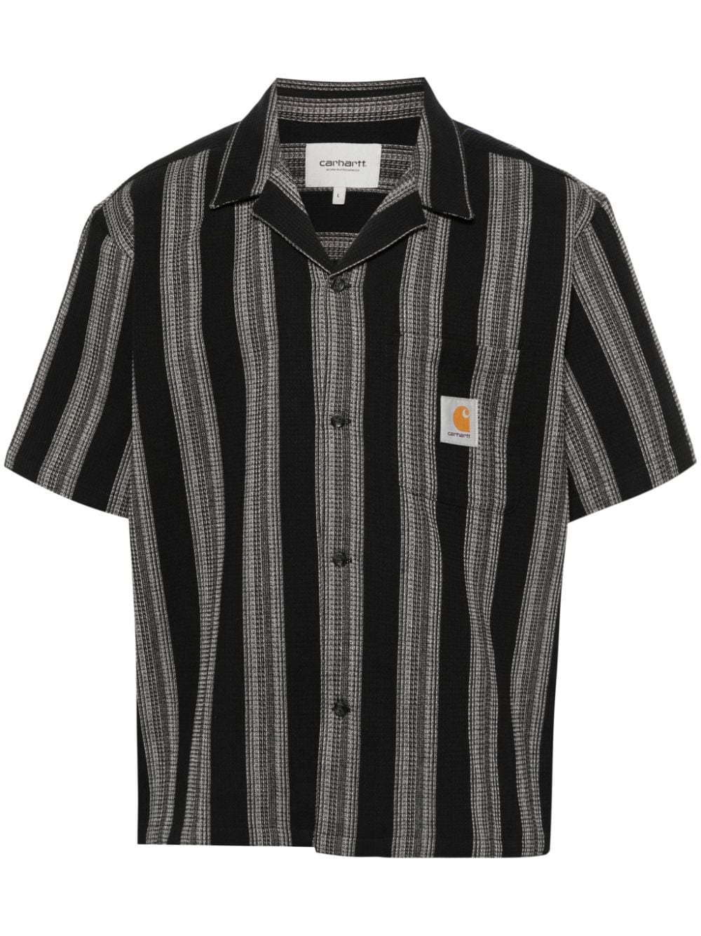 Carhartt WIP Dodson waffle-pattern shirt - Black von Carhartt WIP