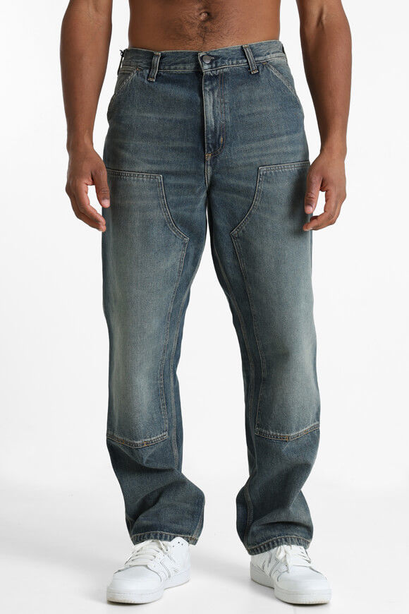 Carhartt WIP Double Knee Relaxed Straight Fit Jeans | Blue | Herren  | 30 von Carhartt WIP