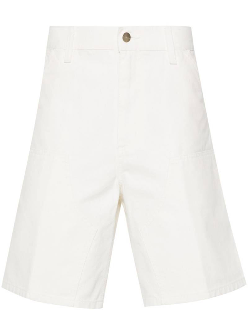 Carhartt WIP Double Knee cotton shorts - White von Carhartt WIP