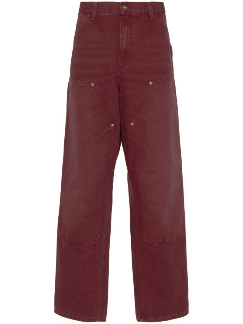 Carhartt WIP Double Knee straight-leg trousers - Red von Carhartt WIP