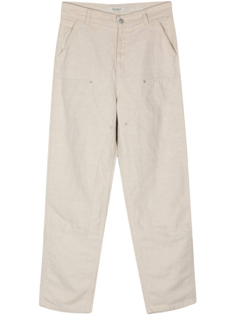 Carhartt WIP Ethel Double Knee mid-waist tapered trousers - Neutrals von Carhartt WIP