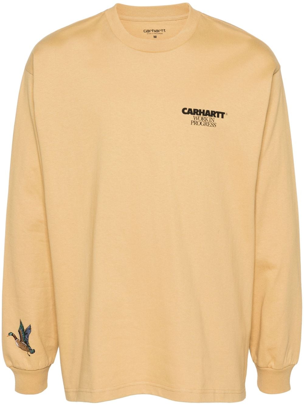 Carhartt WIP L/S Ducks logo-print T-shirt - Neutrals von Carhartt WIP