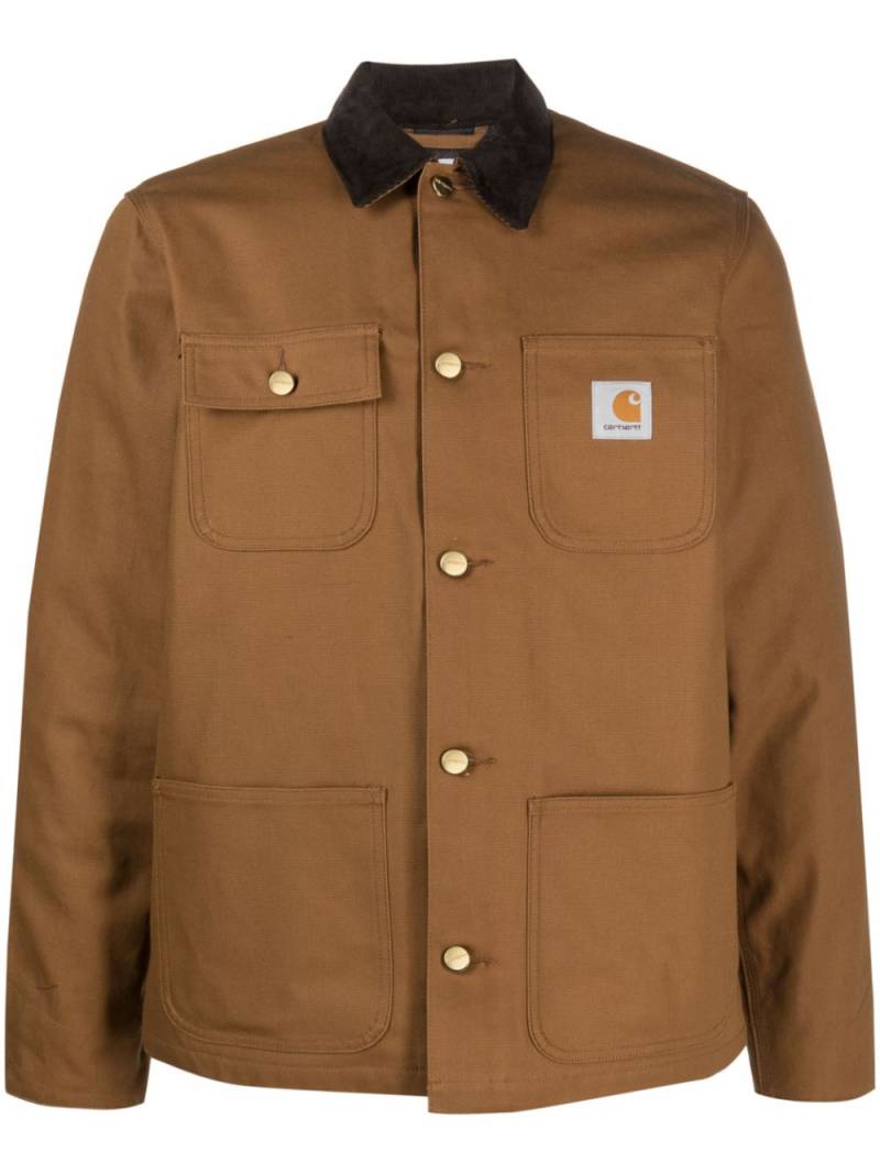 Carhartt WIP Michigan logo-patch shirt jacket - Brown von Carhartt WIP