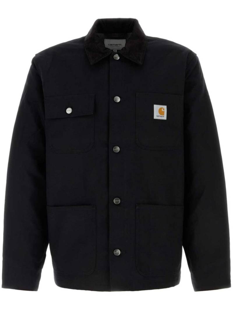 Carhartt WIP Michigan press-stud cotton shirt jacket - Black von Carhartt WIP