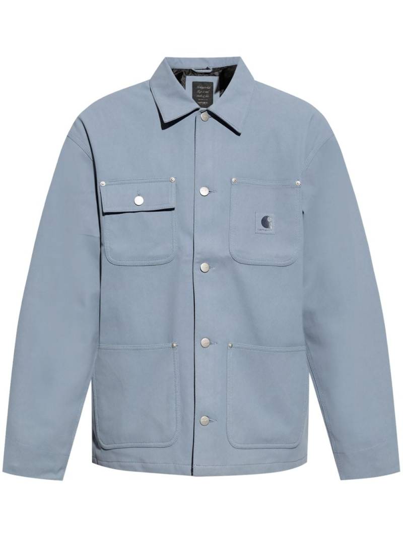 Carhartt WIP Michigan suede shirt jacket - Blue von Carhartt WIP