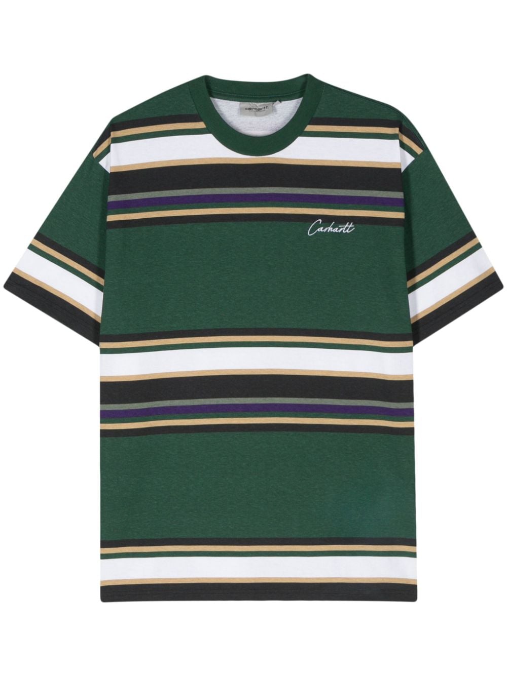 Carhartt WIP Morcom striped T-shirt - Green von Carhartt WIP