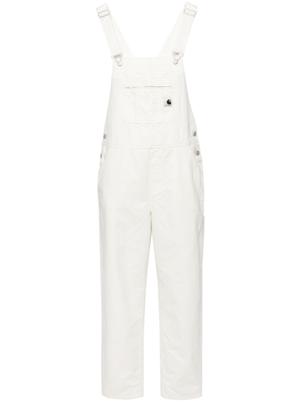 Carhartt WIP Norris Bib denim overalls - White von Carhartt WIP