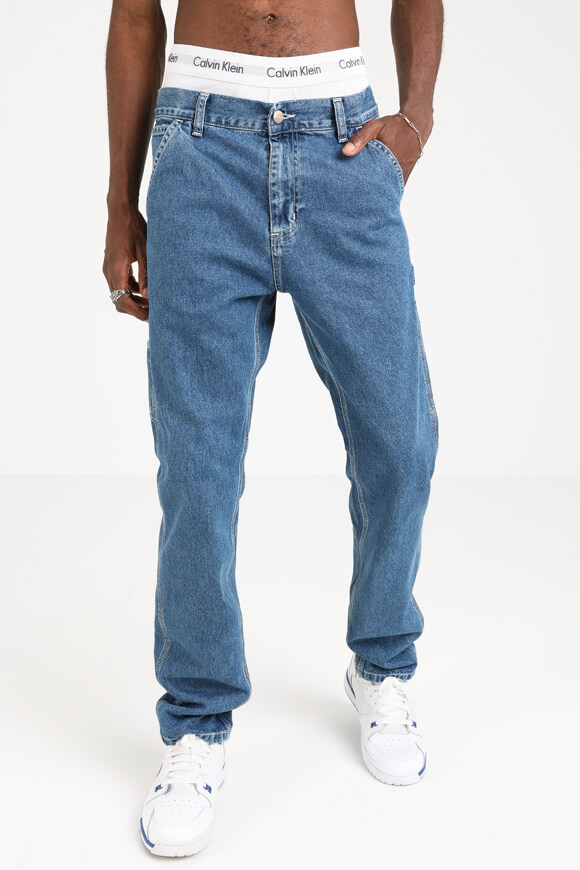 Carhartt WIP Relaxed Straight Fit Jeans L32 | Blue Stone Wash | Herren  | 28/32 von Carhartt WIP