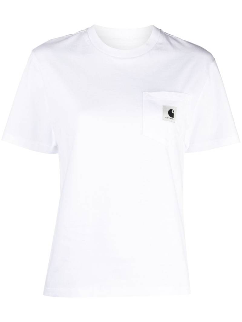 Carhartt WIP S/S Pocket organic-cotton T-Shirt - White von Carhartt WIP