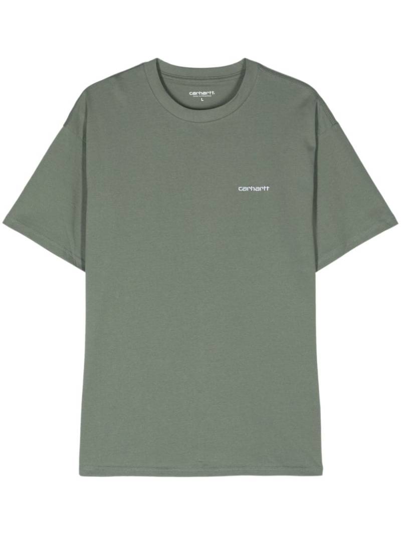 Carhartt WIP S/S Script cotton T-shirt - Green von Carhartt WIP