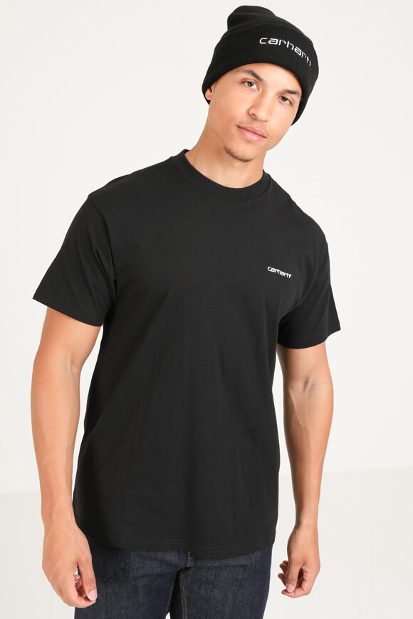 Carhartt WIP Script Embroidery T-Shirt | Black | Herren  | L von Carhartt WIP