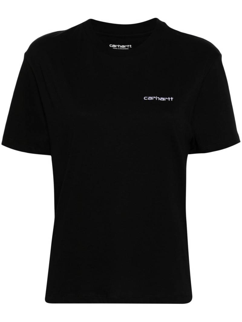 Carhartt WIP Script embroidery T-shirt - Black von Carhartt WIP