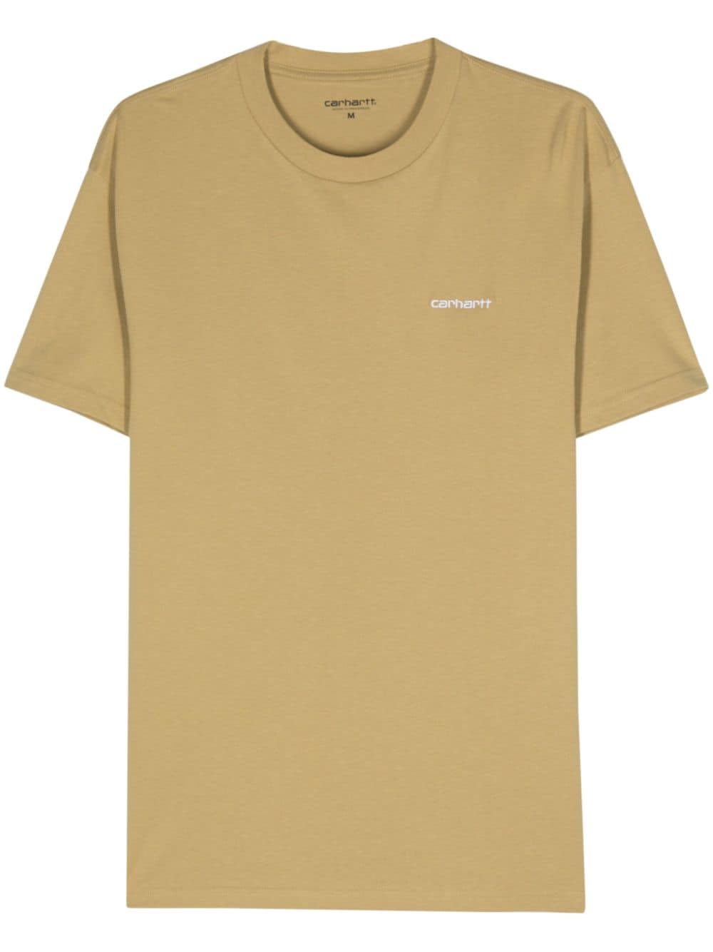 Carhartt WIP Script logo-embroidered T-shirt - Yellow von Carhartt WIP