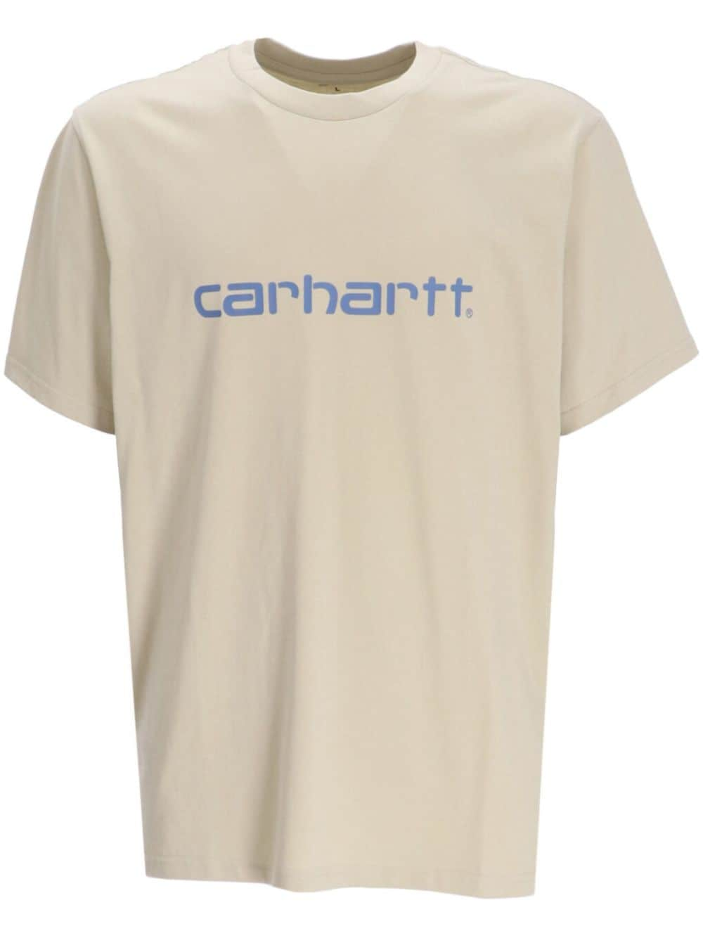 Carhartt WIP Script-print cotton T-shirt - Neutrals von Carhartt WIP