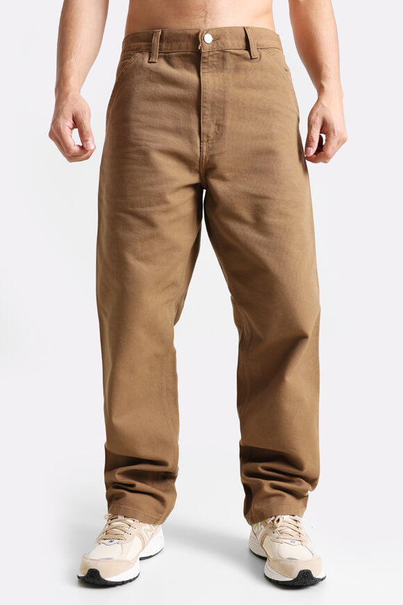 Carhartt WIP Single Knee Relaxed Straight Fit Jeans L32 | Hamilton Brown | Herren  | 29/32 von Carhartt WIP