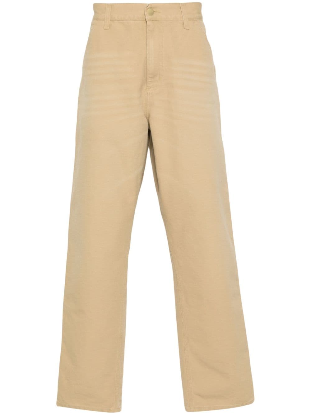 Carhartt WIP Single Knee mid-rise straight-leg trousers - Yellow von Carhartt WIP