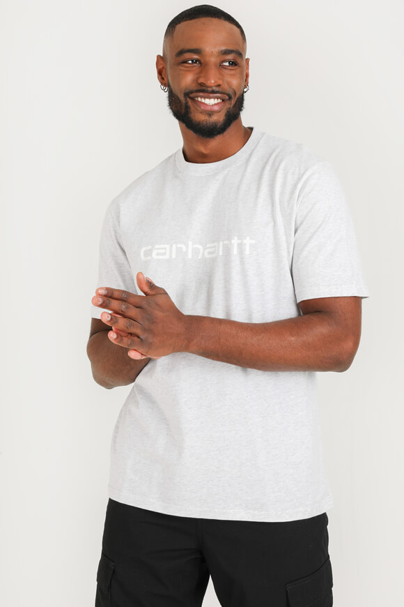 Carhartt WIP T-Shirt | Ash Heather | Herren  | L von Carhartt WIP