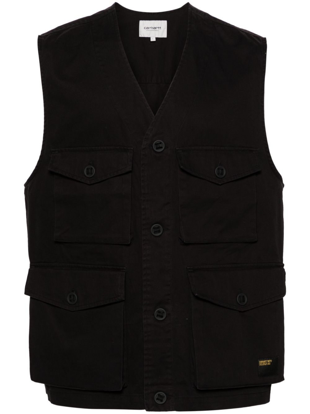 Carhartt WIP Unity logo-patch cotton gilet - Black von Carhartt WIP