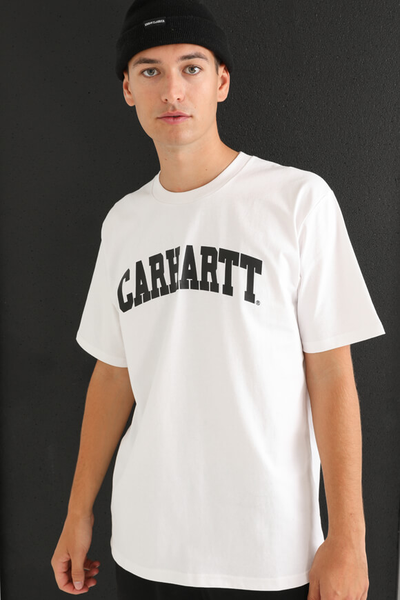 Carhartt WIP University T-Shirt | White | Herren  | L von Carhartt WIP