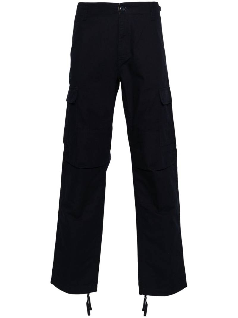 Carhartt WIP cotton tapered cargo trousers - Blue von Carhartt WIP