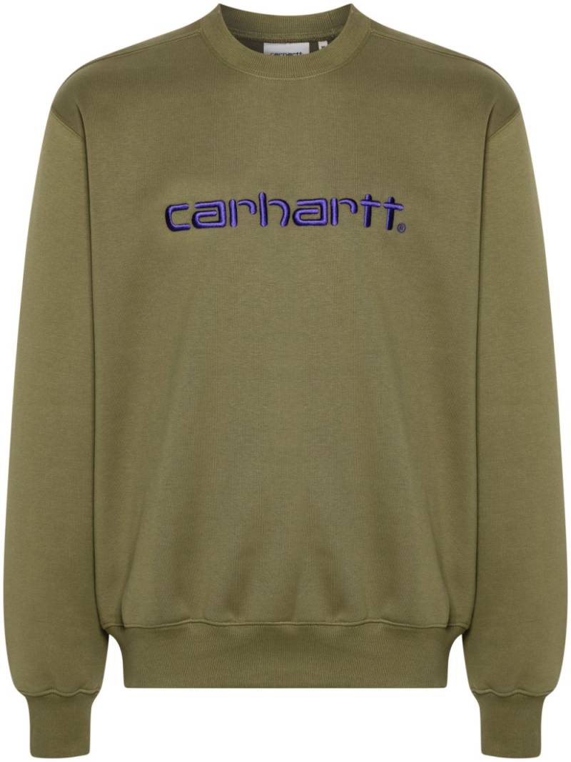 Carhartt WIP embroidered-logo sweatshirt - Green von Carhartt WIP