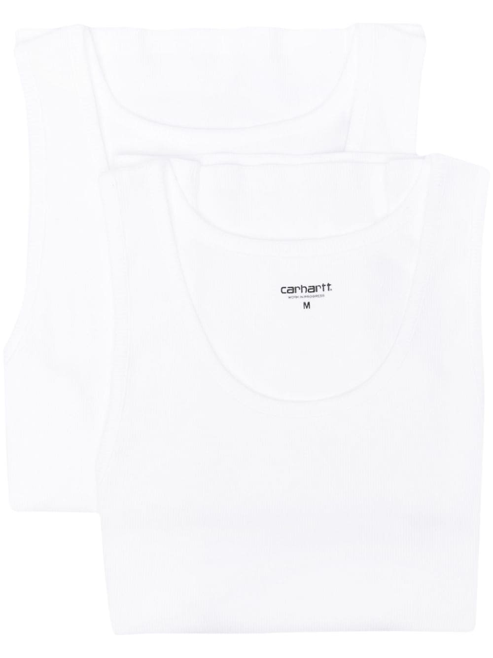 Carhartt WIP fine-ribbed tank top (pack of two) - White von Carhartt WIP