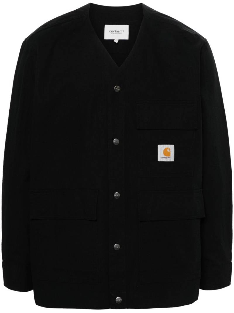 Carhartt WIP logo-appliqué ripstop shirt - Black von Carhartt WIP