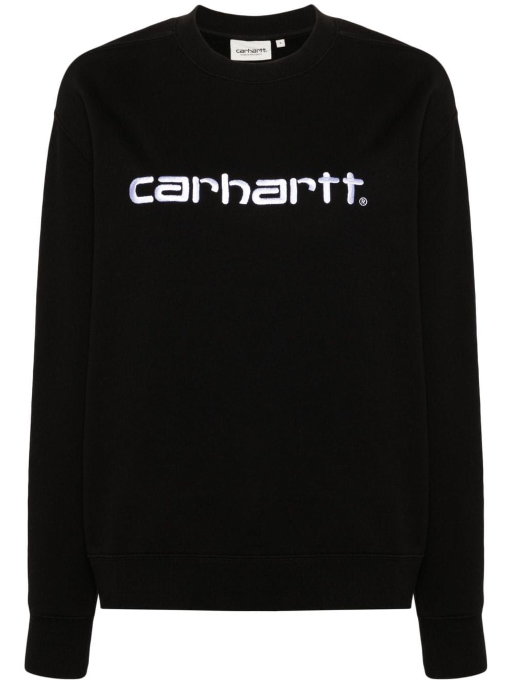 Carhartt WIP logo-embroidered cotton sweatshirt - Black von Carhartt WIP