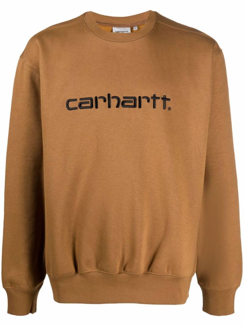 Carhartt WIP logo-embroidered sweatshirt - Brown von Carhartt WIP