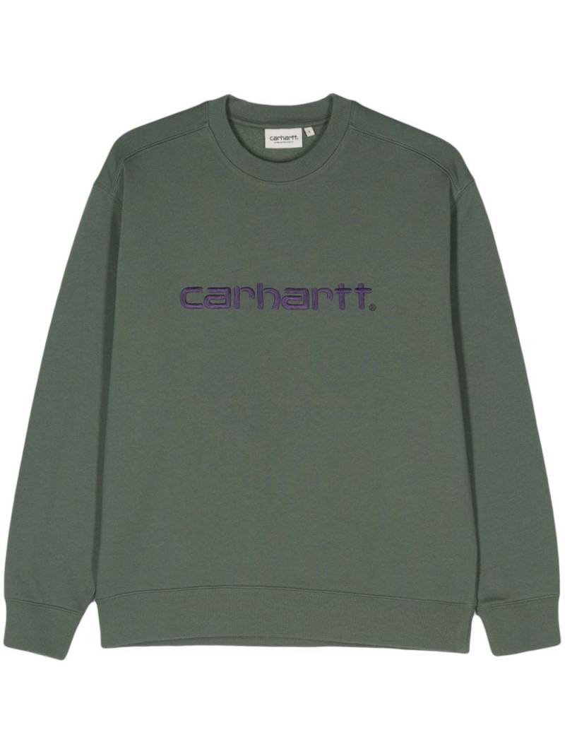 Carhartt WIP logo-embroidered sweatshirt - Green von Carhartt WIP