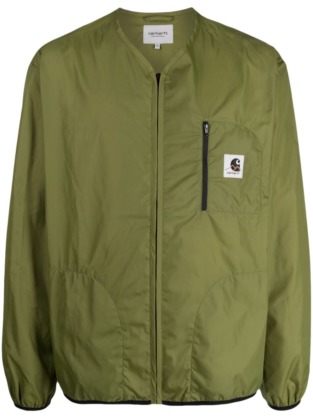 Carhartt WIP logo-patch V-neck bomber jacket - Green von Carhartt WIP