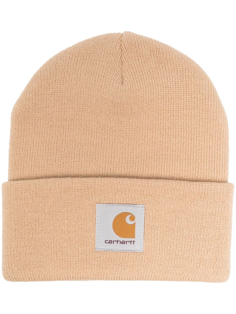 Carhartt WIP logo-patch beanie - Neutrals von Carhartt WIP