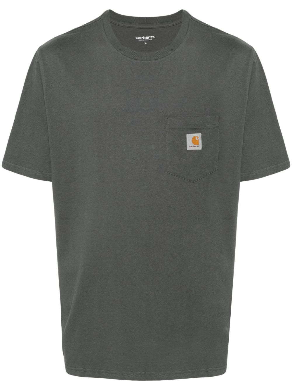 Carhartt WIP logo-patch cotton T-shirt - Green von Carhartt WIP