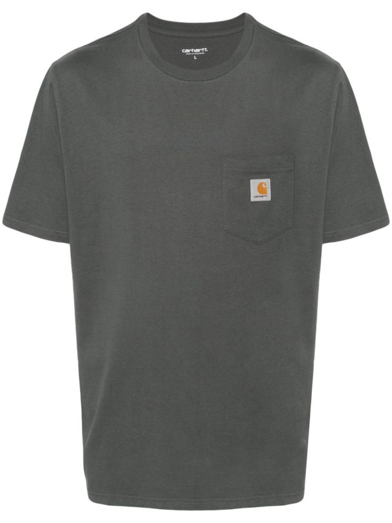 Carhartt WIP logo-patch cotton T-shirt - Green von Carhartt WIP