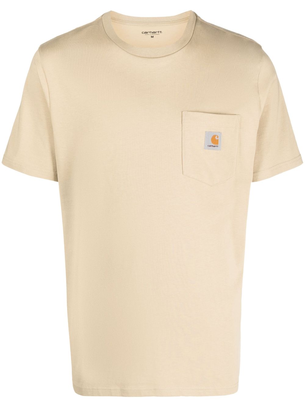 Carhartt WIP logo-patch cotton T-shirt - Neutrals von Carhartt WIP