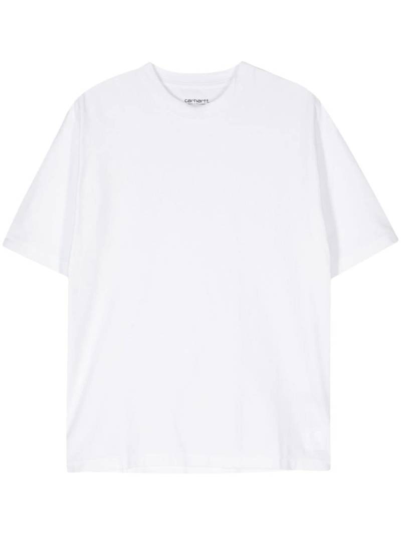 Carhartt WIP logo-patch cotton T-shirt - White von Carhartt WIP