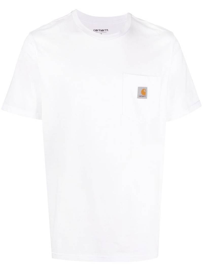 Carhartt WIP logo-patch cotton T-shirt - White von Carhartt WIP