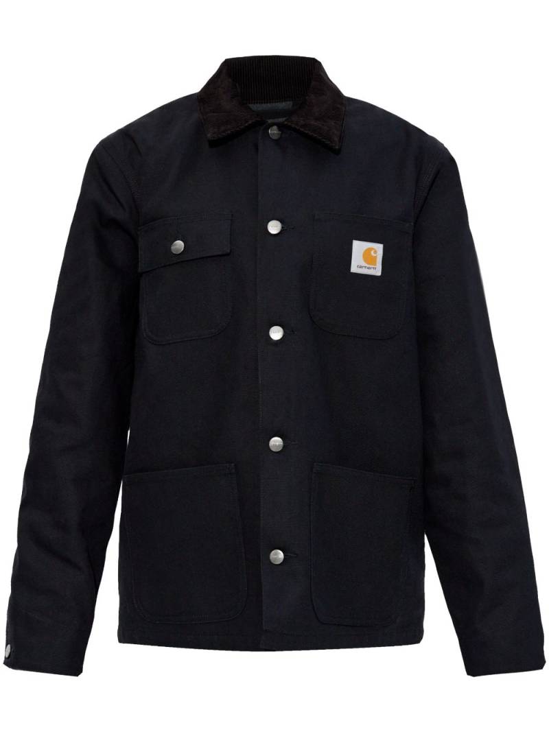 Carhartt WIP logo-patch shirt jacket - Black von Carhartt WIP