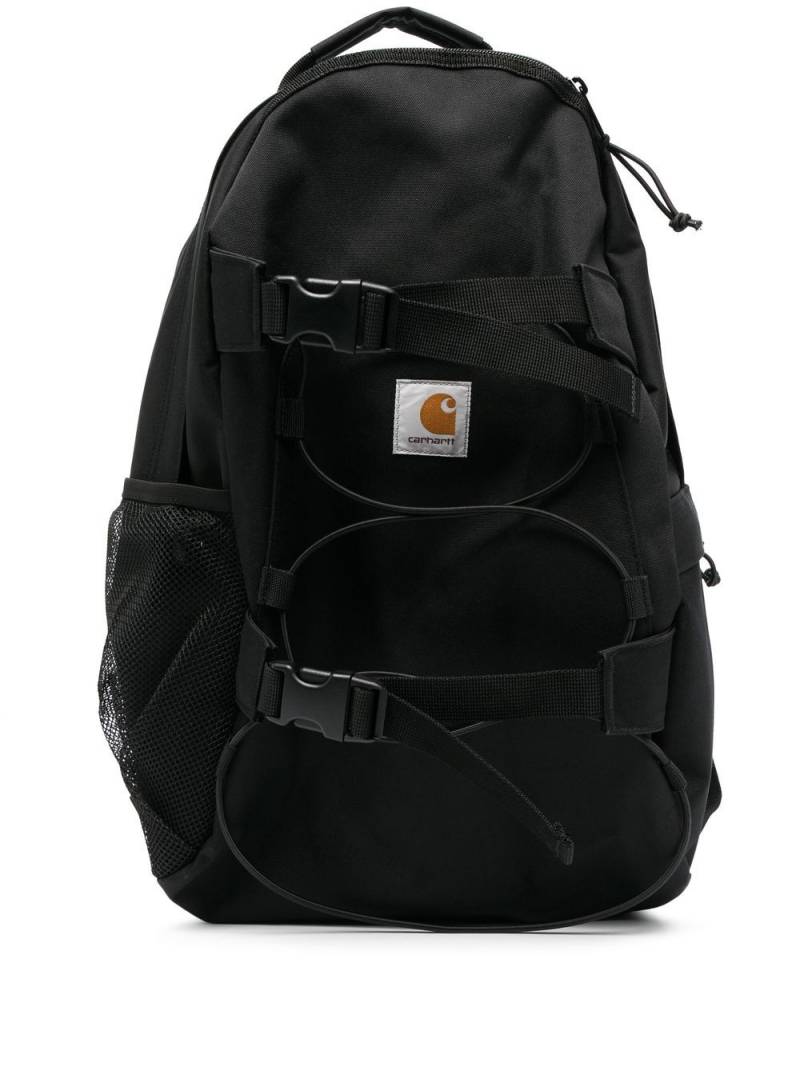 Carhartt WIP logo-patch zip-up backpack - Black von Carhartt WIP