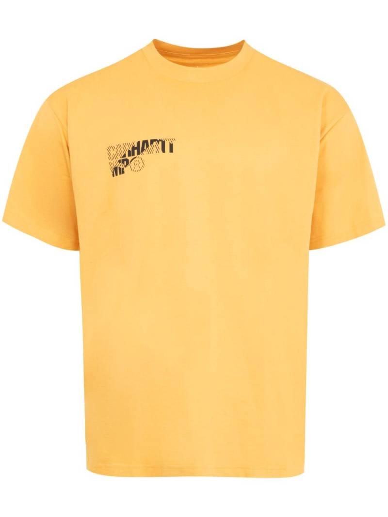 Carhartt WIP logo-print T-shirt - Yellow von Carhartt WIP