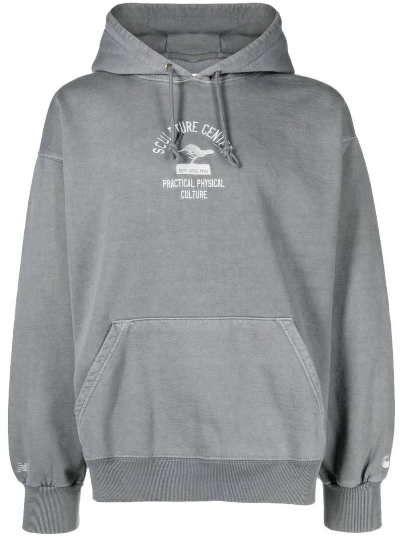 Carhartt WIP logo-print hoodie - Grey von Carhartt WIP