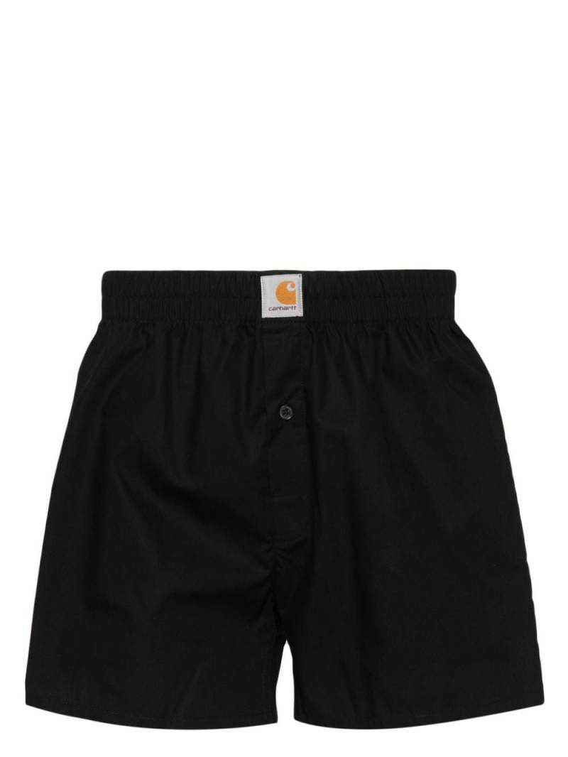 Carhartt WIP logo-waistband cotton boxers - Black von Carhartt WIP