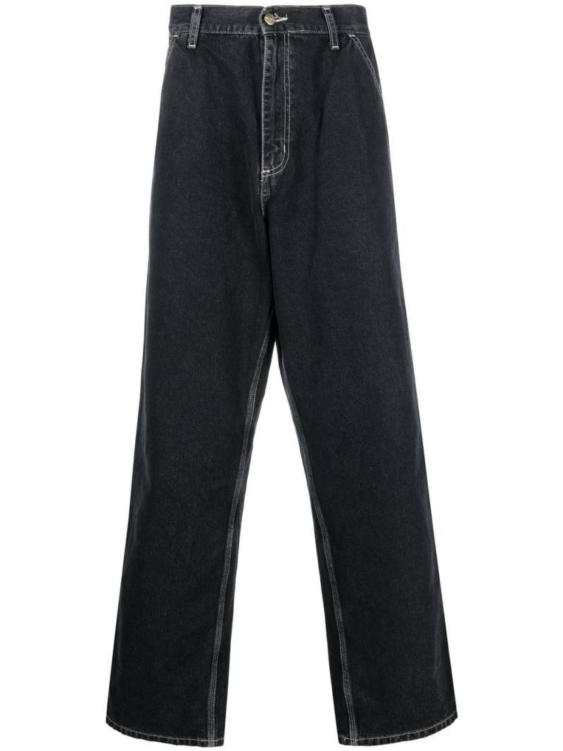 Carhartt WIP mid-rise relaxed-fit jeans - Black von Carhartt WIP