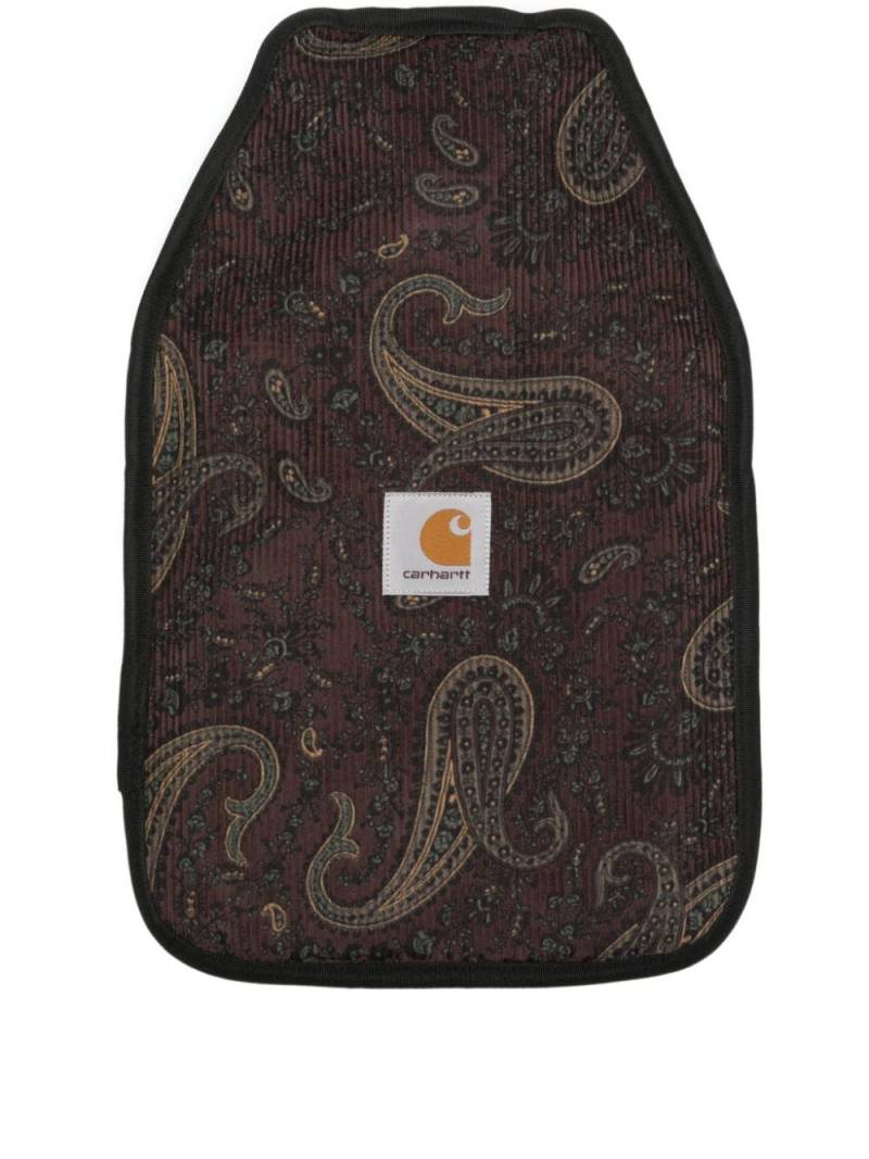 Carhartt WIP paisley-pattern corduroy hot water bottle - Brown von Carhartt WIP